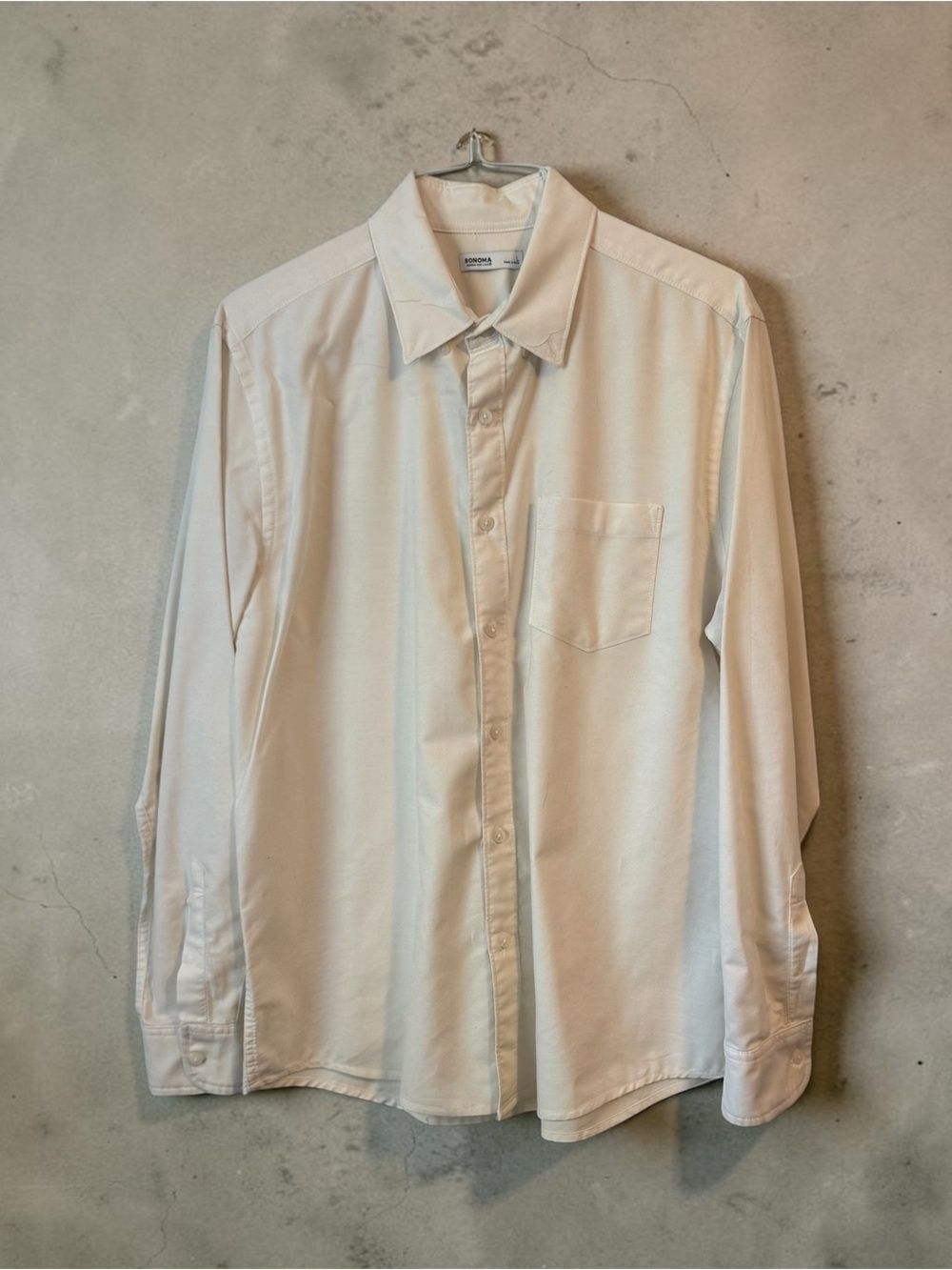 Sonoma Classic White Button-Up Shirt
